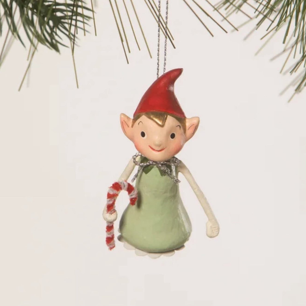 Bethany Lowe Michelle Lauritsen Elf Ornament